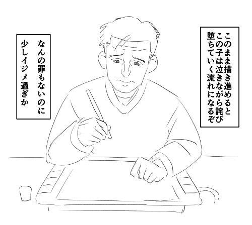 孤独のNTR本原稿作業(どきどき我に返る) 