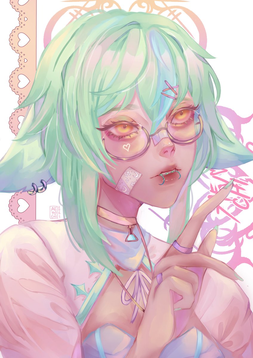aeyochi's tweet photo. i gave sucrose braces n piercings
#GenshinImpact https://t.co/OOD6RDI1Uh