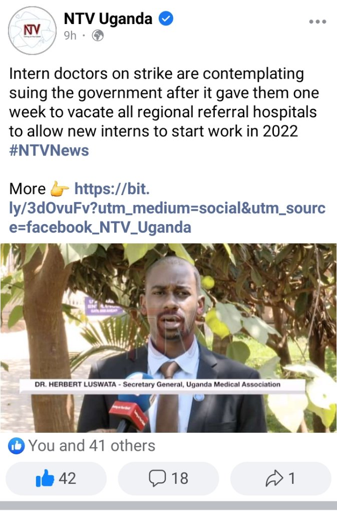 Decision made ,we are suing, U.M.A /FUMI is taking matters to court, represented by CEHURD <a href="/ntvuganda/">NTV UGANDA</a> <a href="/nbstv/">NBS Television</a> <a href="/TheUMAofficial/">Uganda Medical Association</a>