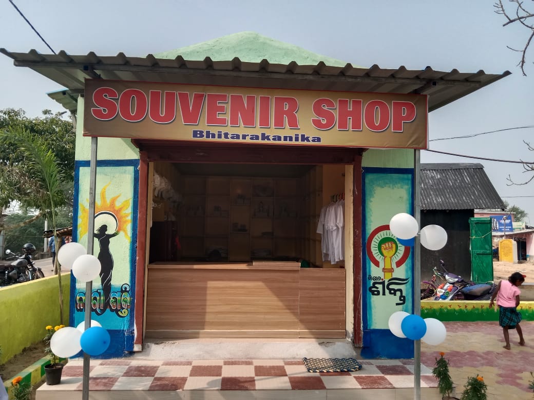Mission Shakti Cafe,Bhitarkanika,a bamboo themed restaurant and Souvenir shop inaugurated today at Dangmal. It will be managed by SHG members of GPLF and will serve local delicacies to tourists <a href="/CMO_Odisha/">CMO Odisha</a> <a href="/mission_shakti/">Mission Shakti</a>