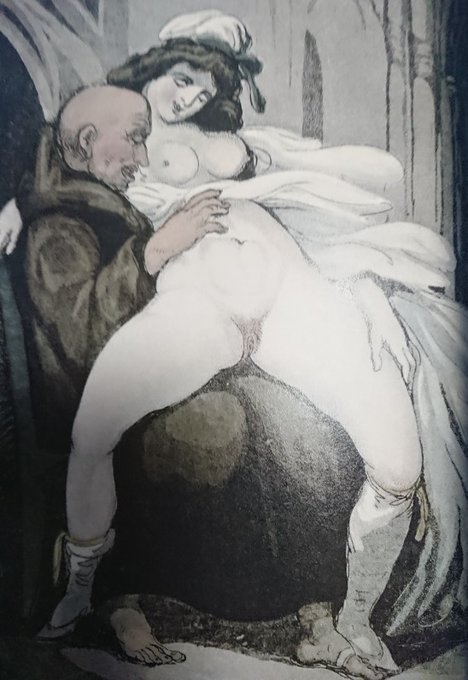 トマス・ローランドソン(イギリス)
風刺画家。ロイヤル・アカデミー・スクールで絵画を学び、素描だけで4000点以上を残した画家です。
「The Clergyman Quenched, Pub」(1817年) 