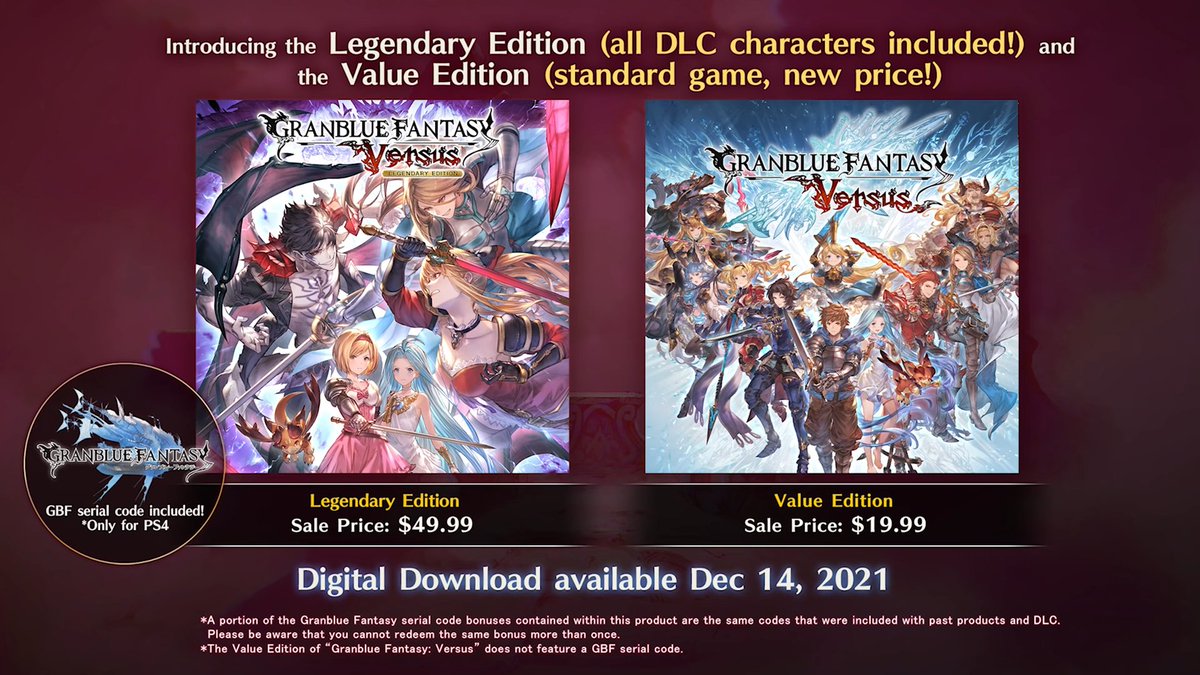 Granblue Fantasy: Versus - Legendary Edition on Steam