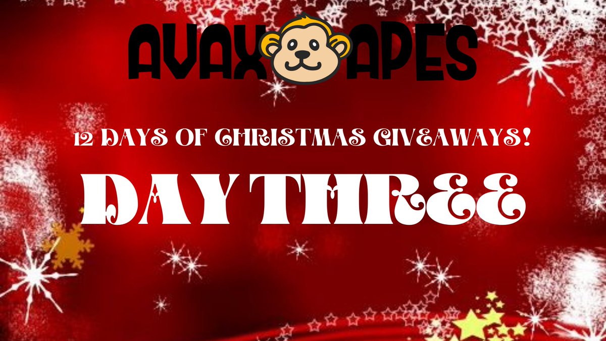 On the 3rd day of Christmas the #Avax family, gave 3 Sharks that will surely like some sparks.

Conditions :
1. Own a <a href="/AvaxApesNFT/">AVAX APES🔺</a>
2. Follow @HungryShArX_NFT
3. Comment #AvaxNftRush
4. RT

#NFTGiveaway #AvaxNftRush #12DaysOfChristmas