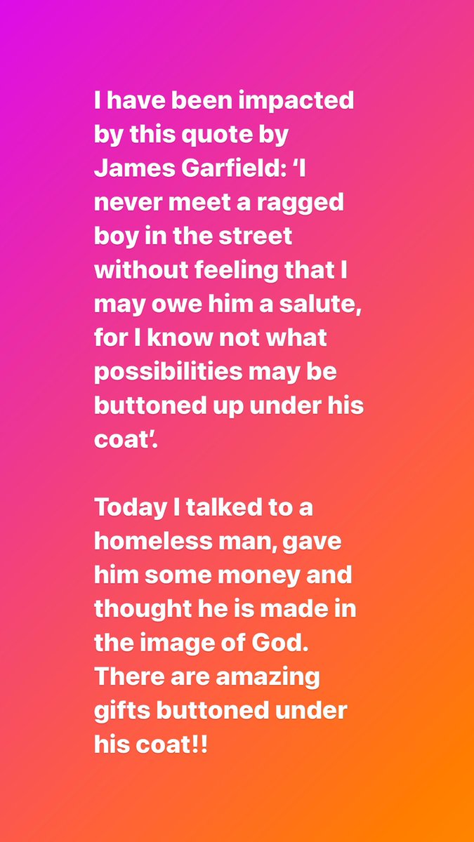 Every person is made in the image of God and is of infinite value.