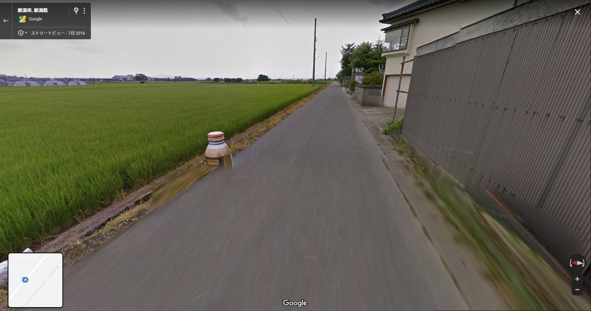Googleマップのストリートビューで やらかしたまま走ってる 場所を発見 上司からそれなりに怒られてそう Togetter