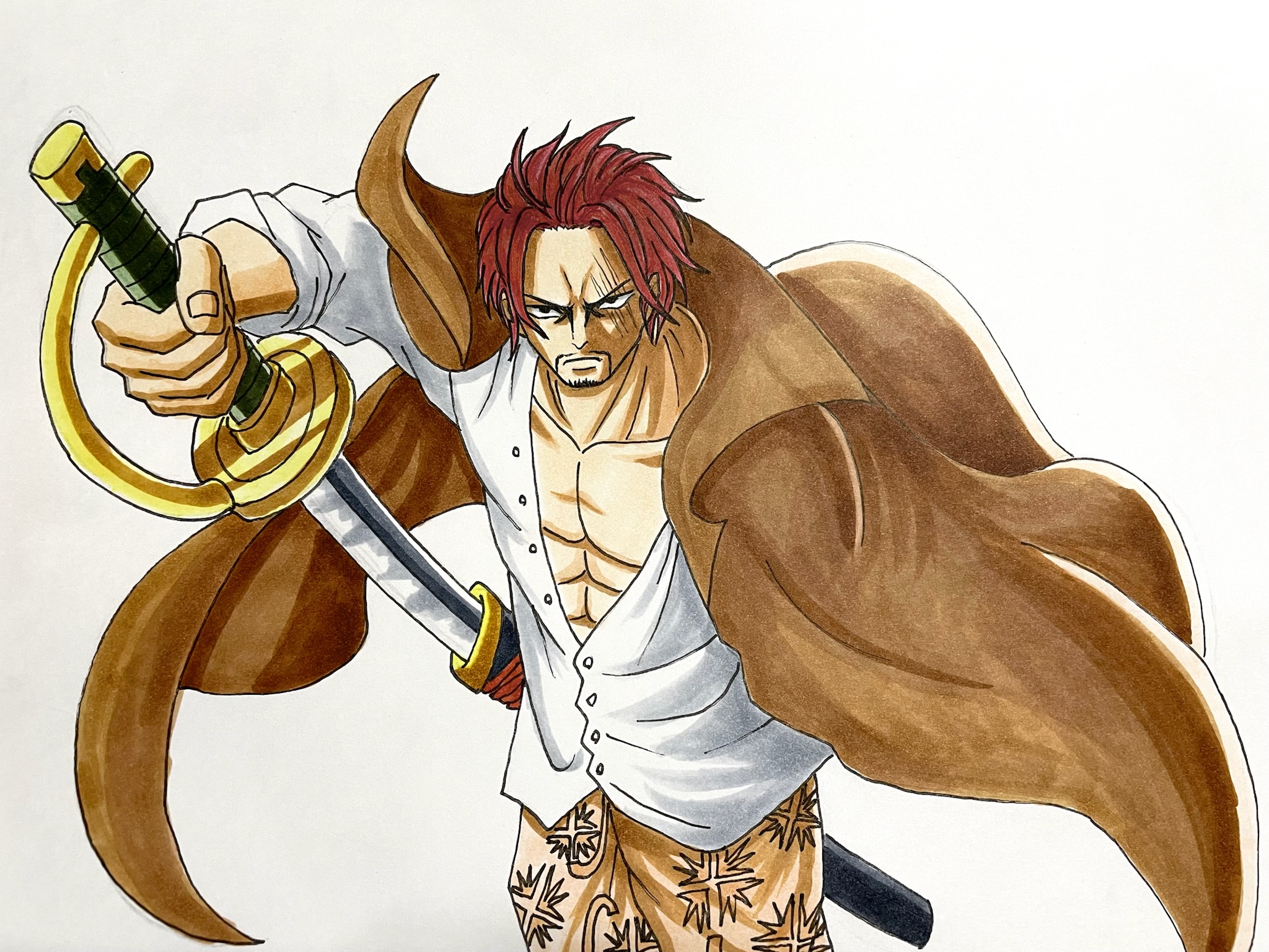 いろんなアニメキャラ描いてみた ワンピース シャンクス 描いてみた Onepiece Shanks Drawing Youtubeチャンネル T Co 5rkdaeghdn T Co U7wcxaqchb Twitter