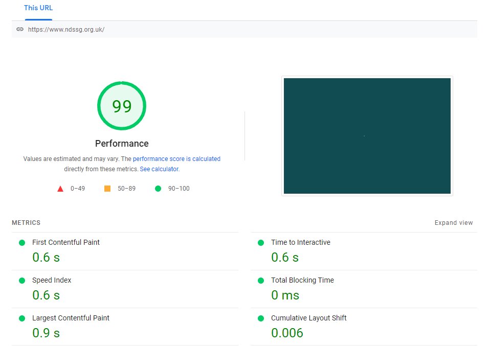 ddm_solutions's tweet image. ndssg.org.uk (Nottinghamshire Downs SyndromeSupport Group) speed improvement from first click to interactive down from 11.6 seconds to 0.6 seconds (TTI)😃
