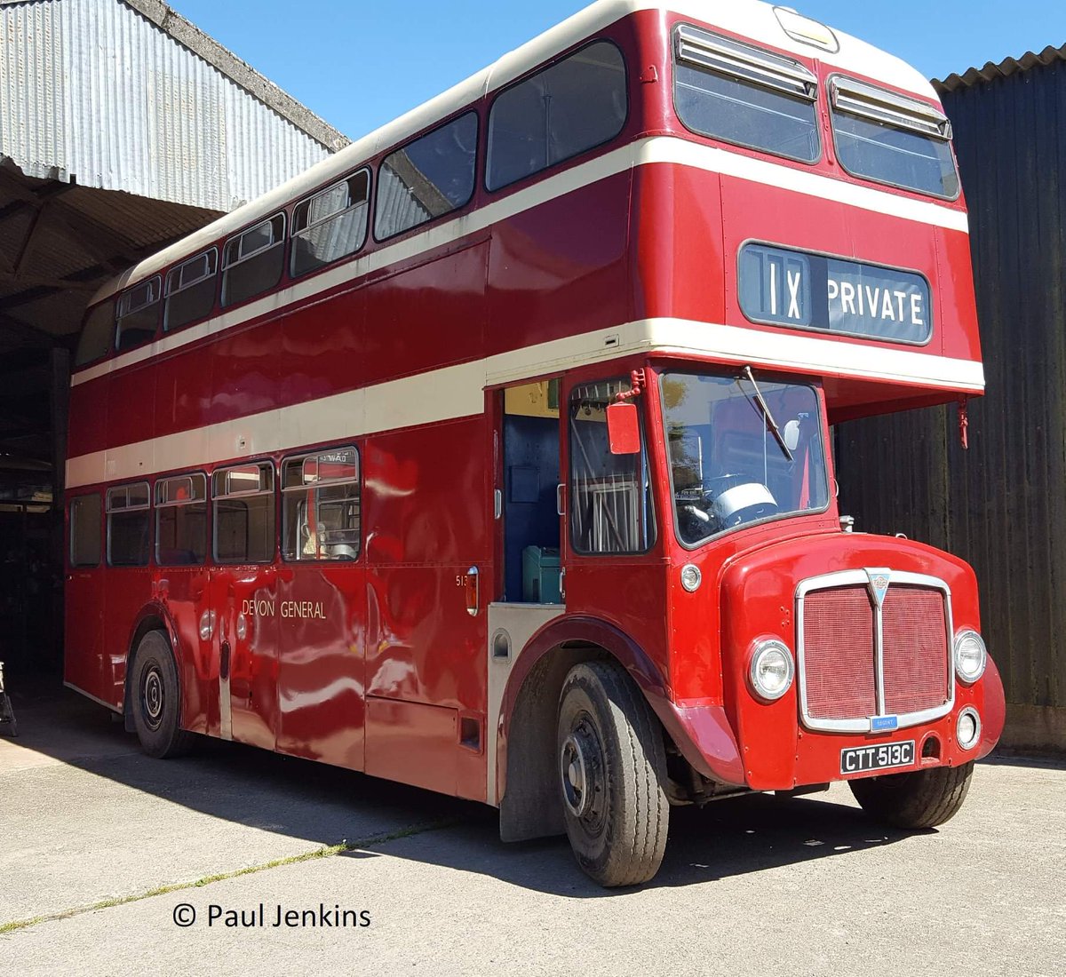 DevonGeneralOT's tweet photo. CTT 513C is our 1965 Park Royal-bodied AEC Regent V, which has been placed on long-term loan to the Trust by one of our trustees. For more information about this bus please see https://t.co/cjf9NTf0GB
Picture credit: Paul Jenkins
#devongeneral #devon #exeter #torquay #paignton https://t.co/JVsN2Mu2xY