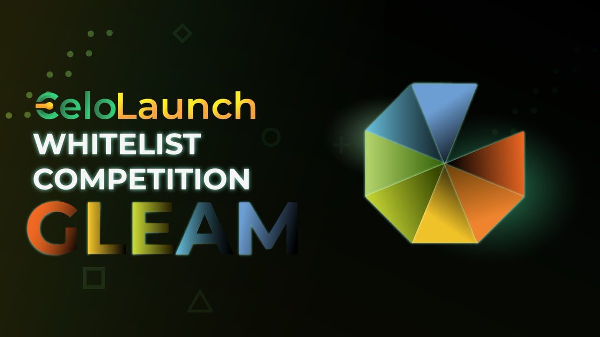 💥 CeloLaunch is thrilled to announce the Whitelist Competition for Public Sale Round! 💥 JOIN NOW 👉 gleam.io/1oI56/celolaun… ⏰ Closes: Saturday, 2021-12-25 15:00 UTC 🎟 Public Sale Detail ○ Platform: CeloLaunch Launchpad ○ Date: Monday, 2021-12-27 15:00 UTC #CeloLaunch