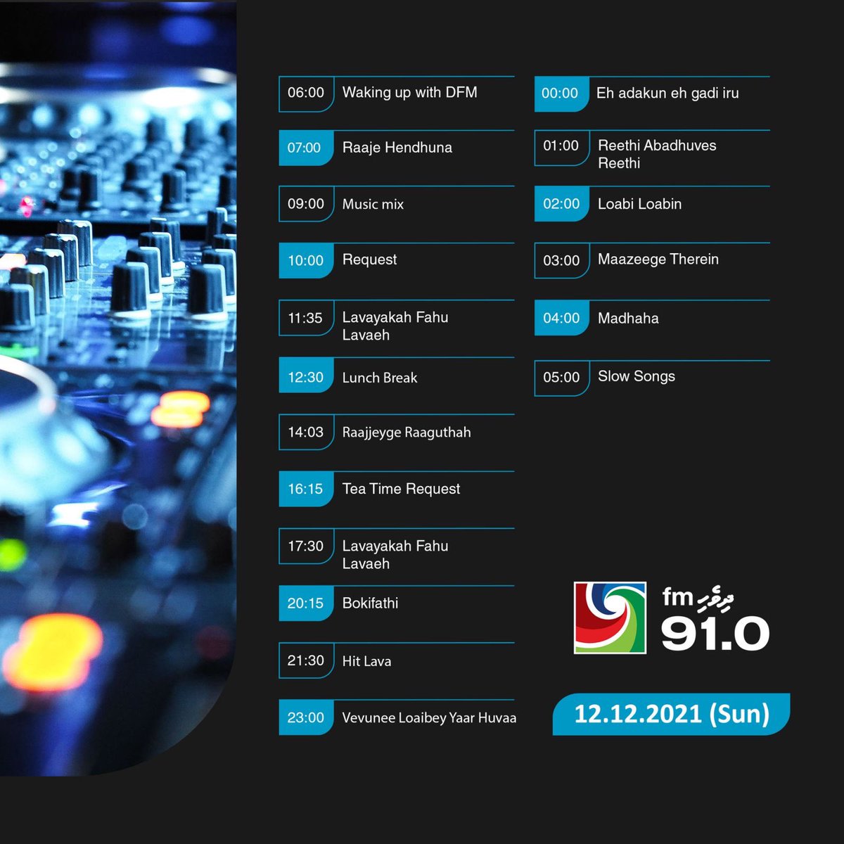 Dhivehi FM tweet media