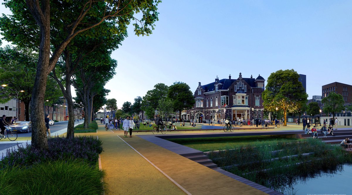 roelandvdschaaf's tweet image. Als je in de toekomst via de Suikerzijderoute de binnenstad nadert, zou dit wel eens de nieuwe groene entree kunnen worden op de plek van de Eendrachtskade/Hoendiepskade/A-Weg #nieuweruimte