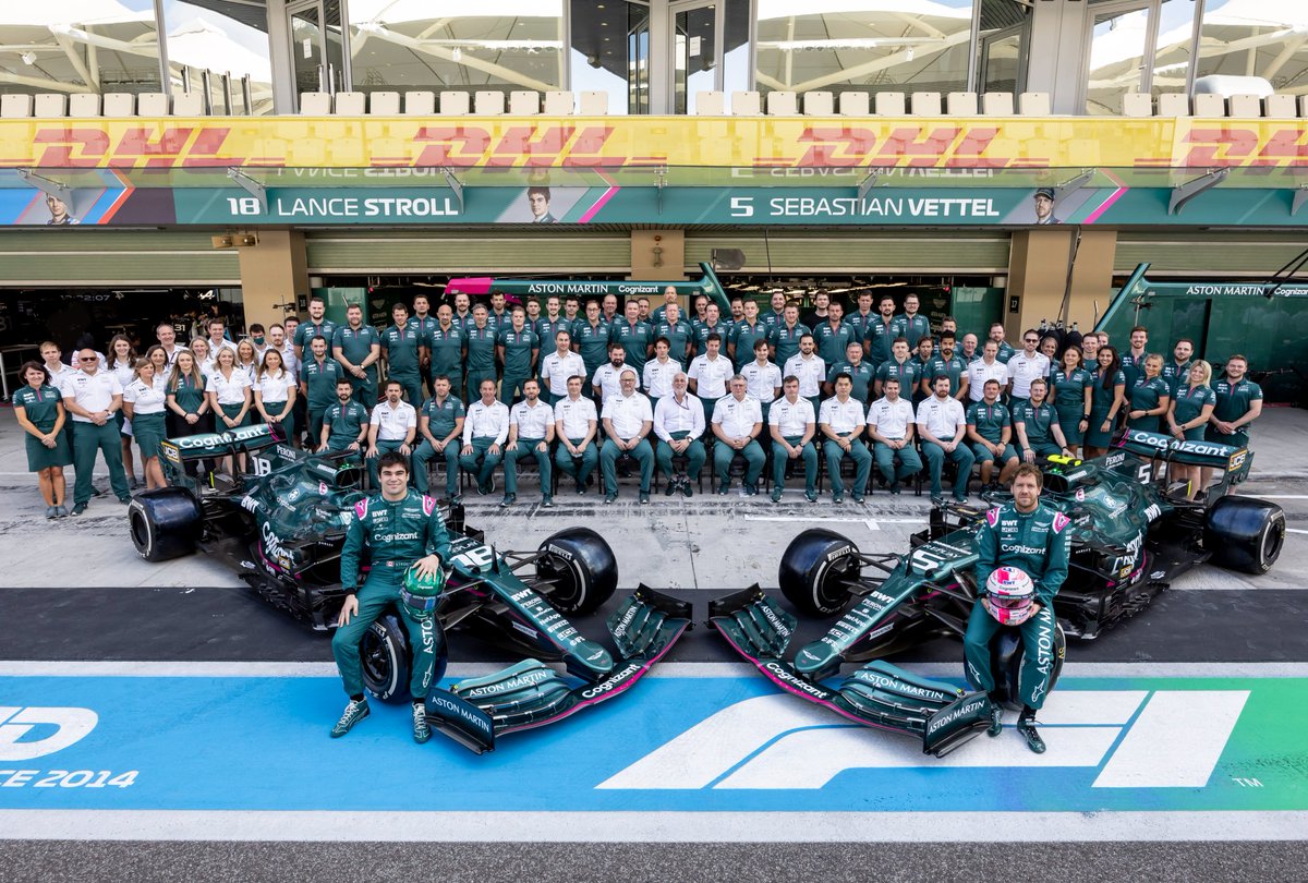 AstonMartinF1's tweet photo. The @AstonMartinF1 class of 2021.

To everybody trackside and back at Silverstone, thank you for your hard work and dedication this season.

We're more than a team, we're a family. 💚 https://t.co/aT0fZQEiLV