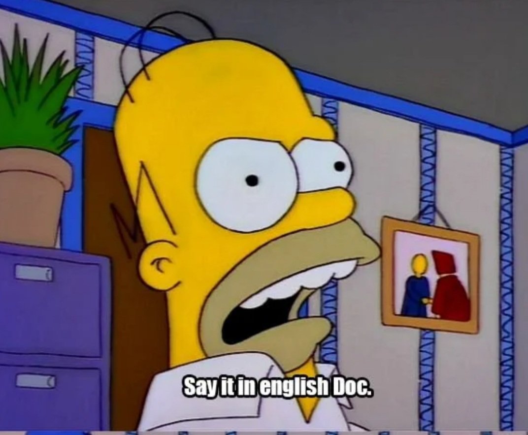 Me whenever I see a thread from medical professionals on 'what latest Omicron data might mean'