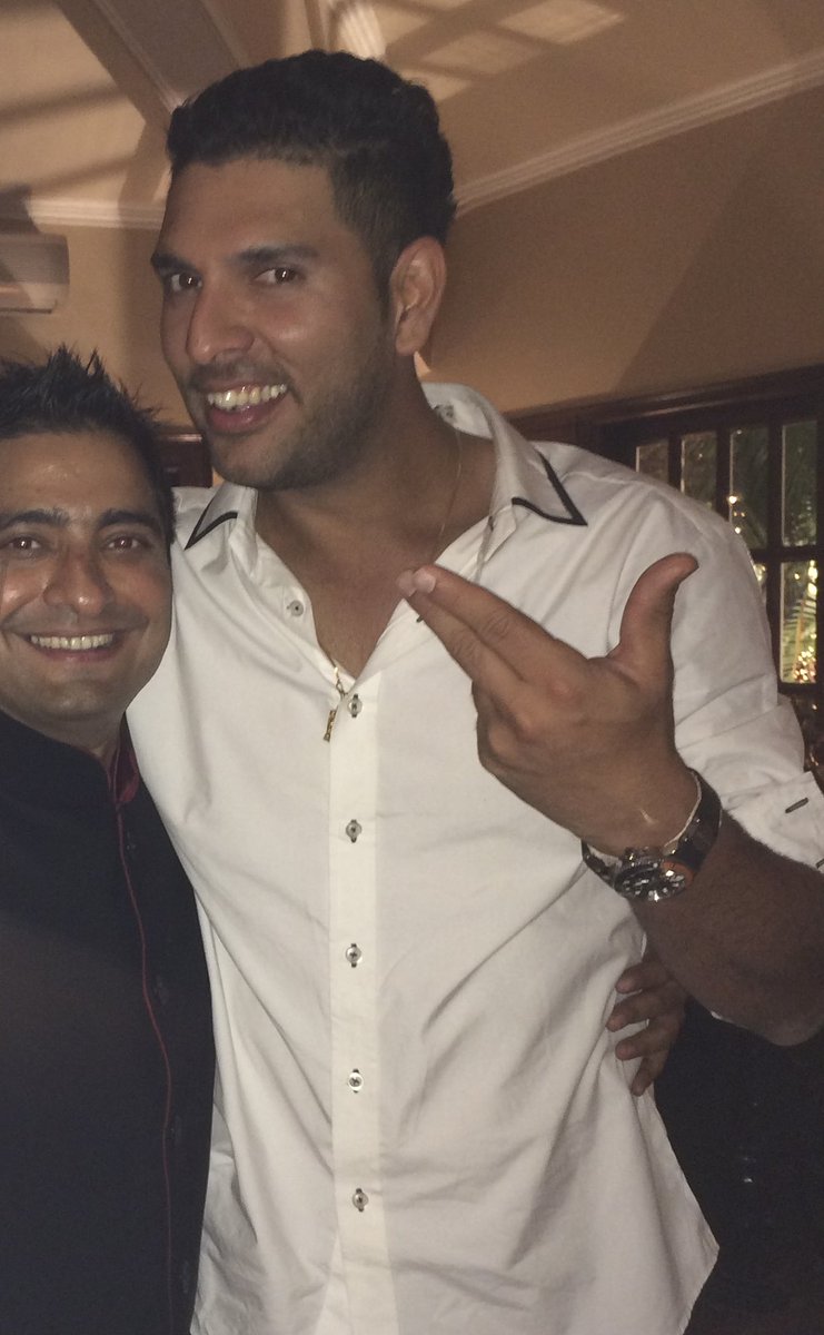 NJA21's tweet photo. Happy birthday my friend. Live in love &amp; light. @YUVSTRONG12 #HappyBirthdayYuvi https://t.co/X1DHi4fpuH