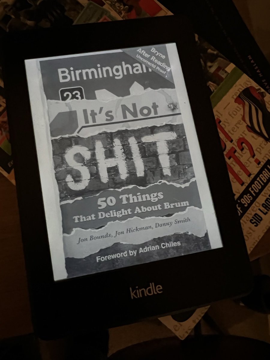 paradisecircus's tweet image. Birmingham: It’s Not Shit - The Book 
- 50 Things That  Delight About Brum

Foreword by Adrian Chiles. Cover by @fokawolf 

“a golden compendium of Brummie-ness” said @ichoosemag 

Out now, paperback and ebook: paradisecircus.com/bins/

Makes a great Christmas present.