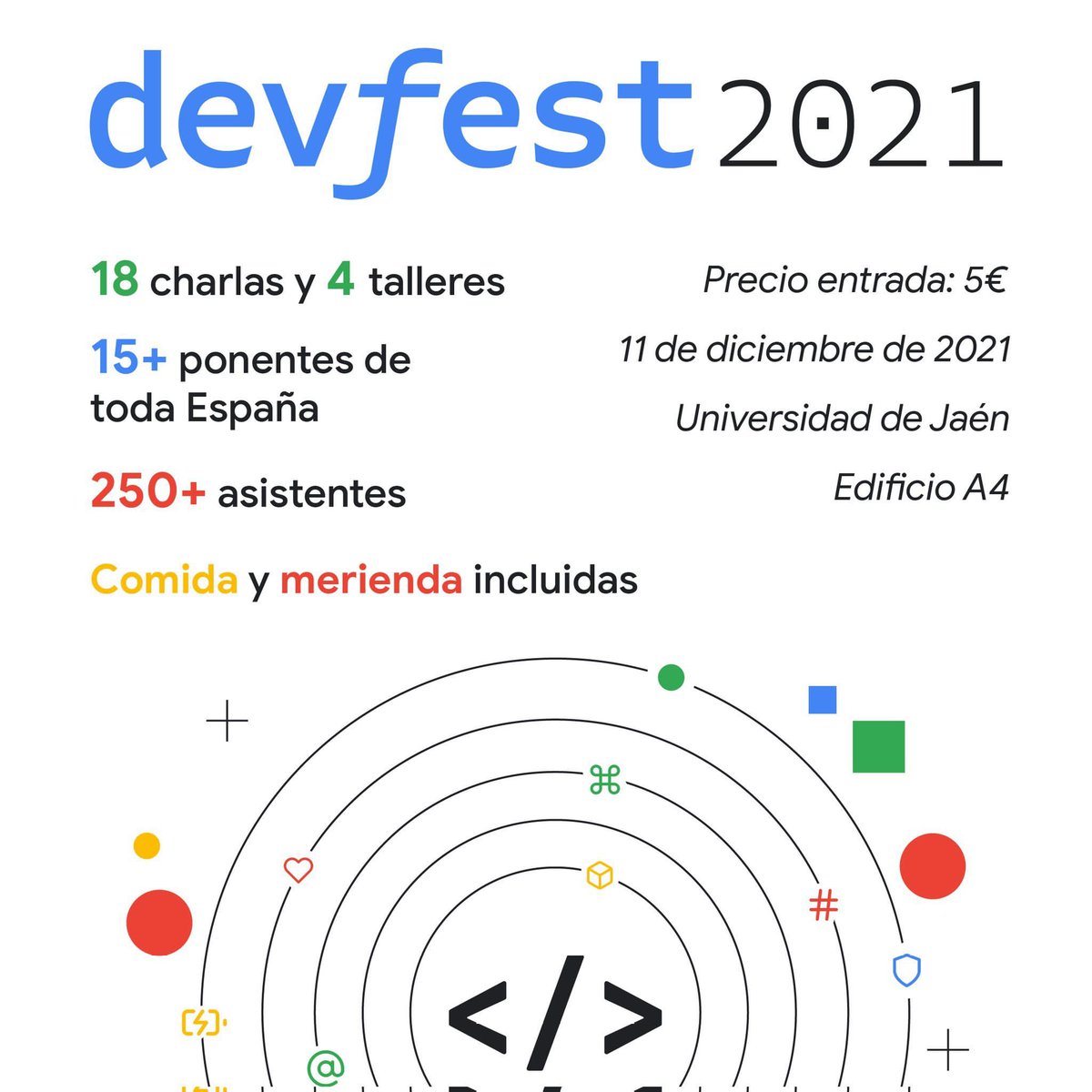 IESFernandoIII's tweet photo. Impresionante día de charlas, talleres y ponencias el que han disfrutado nuestros alumnos de los ciclos de informática en el devFestJaen, a seguir adquiriendo conocimientos de mano de profesionales. @IESFernandoIII #DevFestJaen @FPAndaluza https://t.co/CpLeMfdu18