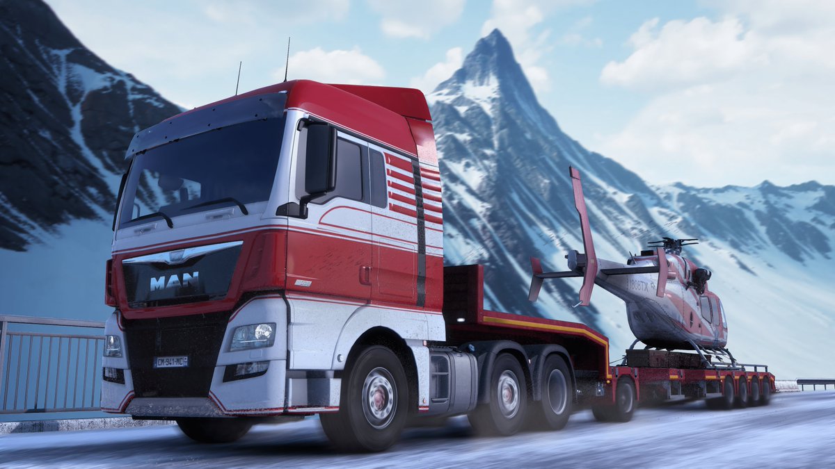 Snowfall is coming, journeys will be more difficult with it, make sure your vehicles are fully maintained, we don't want you to fly into the abyss. ❄️

#DemirLogistics #ETS2
