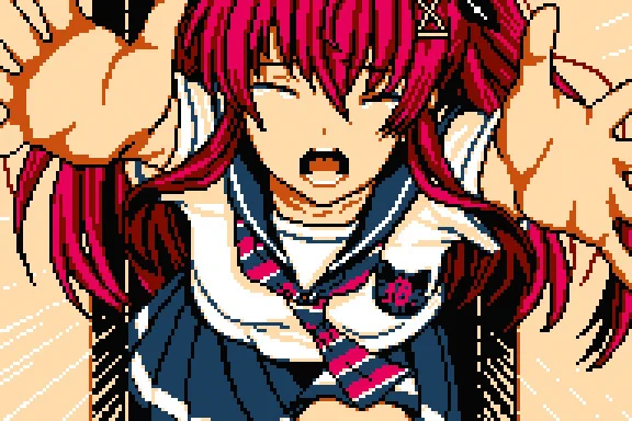 #ドット絵 #pixelart 
学園アバドーンのイベントドット 