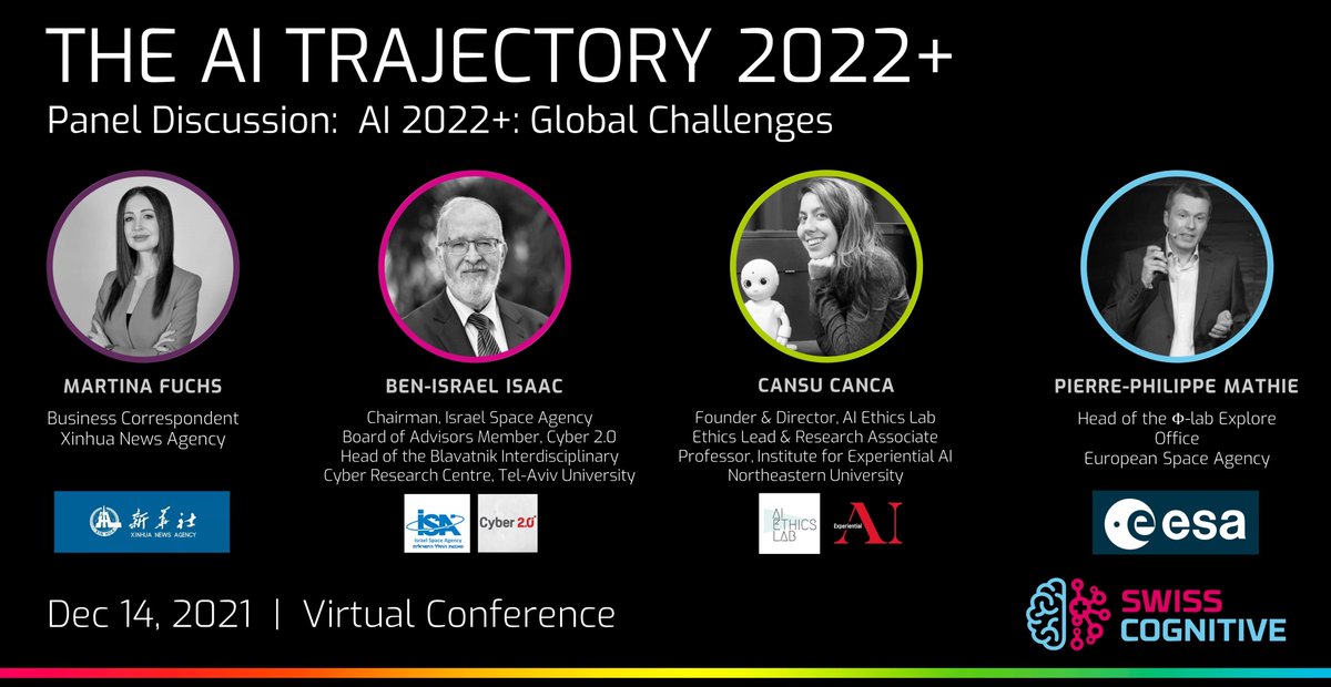 DalithSteiger's tweet image. #AI 2022+: What are the Global Challenges? 🌎🌍🌏🚀 A great question discussed by experts from across industries on 14. December

And YOU should definitely be also part of this largest cross-industrial AI Conference in Dec😎👇

📌 bit.ly/3oZ9sFn