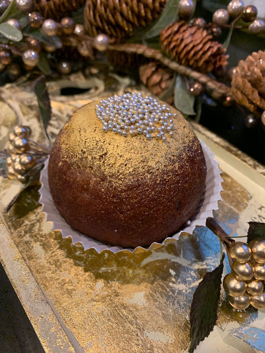Gupta's #NEW #luxury #Christmas #pudding!
#GulabJamun #Lovers!
A #huge 750g gulabjamun stuffed with #pistachios, #almonds, topped with #gold #leaf &amp; #edibles #silver #shiny #pearls!
#CheckOut <a href="/GuptasUK/">Gupta's - Indian Sweets & Savouries</a> for more details!
#Christmas #Food #Christmas2021 #TisTheSeasonToBeMerry #yum