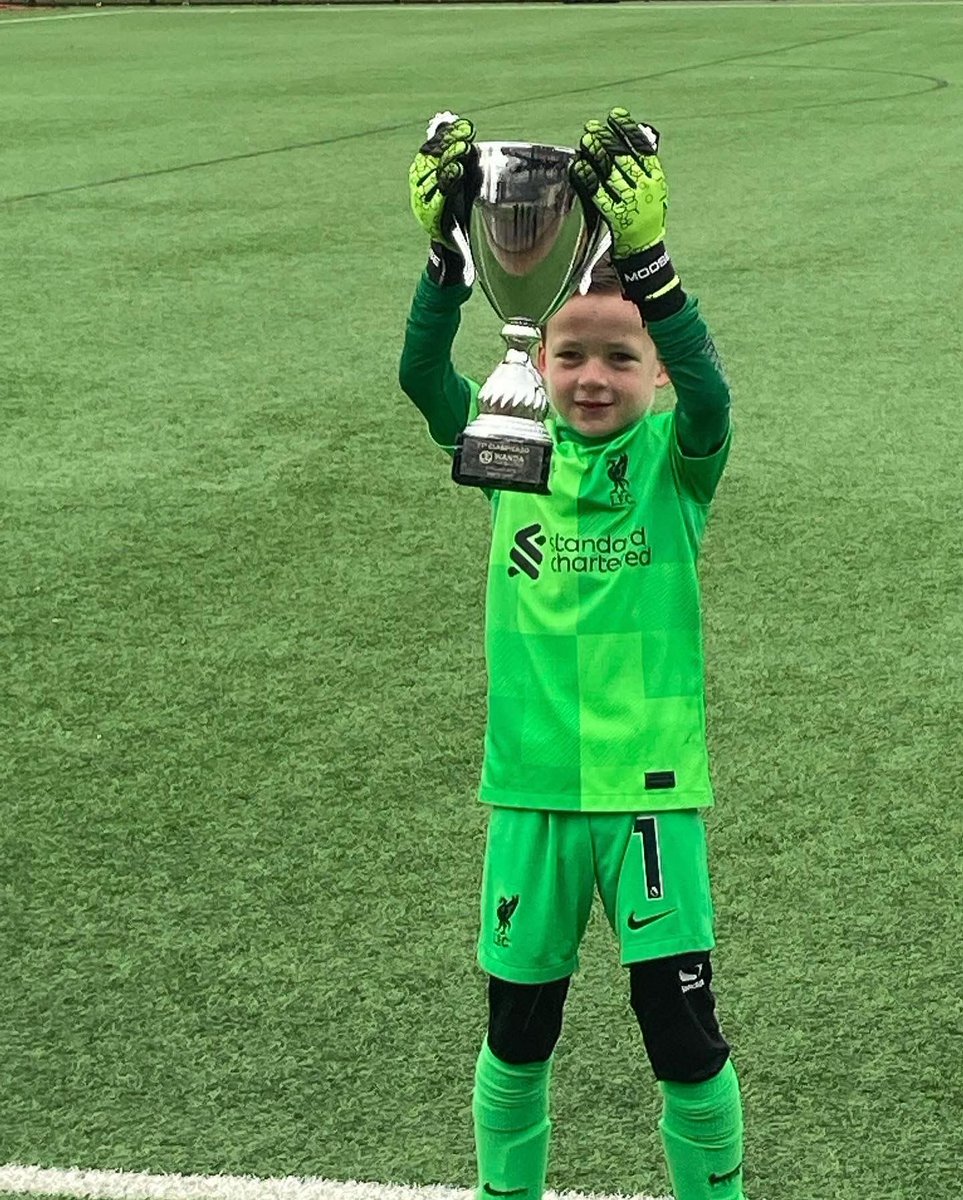 jb1goalkeeping's tweet photo. Congratulations to William, who won the Christmas Academy Cup within Liverpool's academy this week. Exceptional performance in the final secured the win, conceding only four goals during the entire tournament.

Well done, William. https://t.co/2FKjkJBhYu