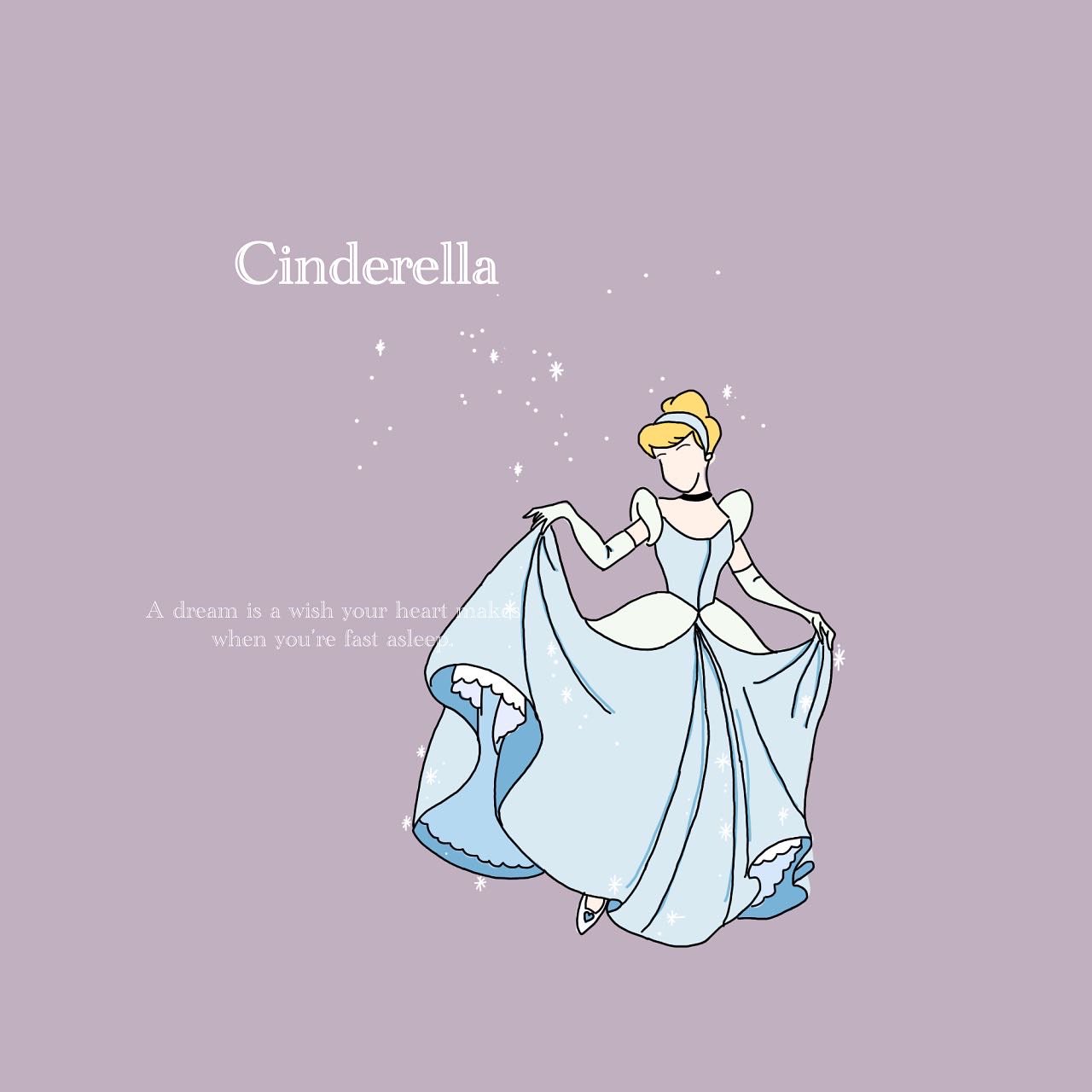 𝙲𝚑𝚘𝚞𝙲𝚑𝚘𝚞𝙿𝚛𝚒𝚎𝚛𝚎 𓂃 𓈒𓏸 Cinderella 線画 線画イラスト Chouchoupriereイラスト イラスト イラストレーター 似顔絵イラスト Dオタさんと繋がりたい シンプルイラスト デジタルイラスト ディズニー ディズニーイラスト