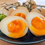 お醤油がベースの味付けが美味しそう!作り方もとっても簡単な「味玉」レシピ!