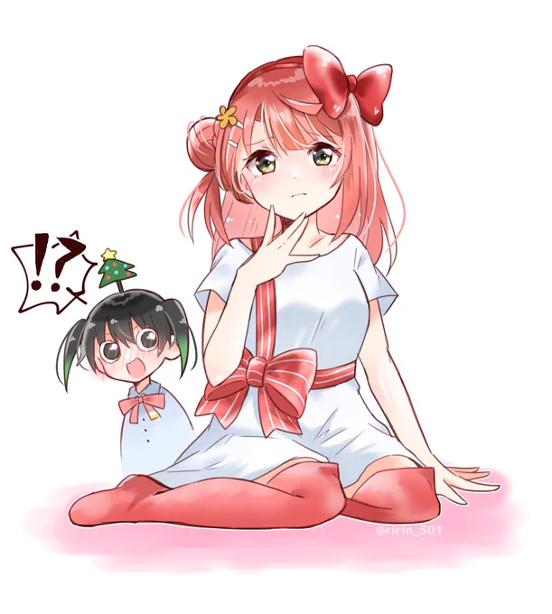 例のキーホルダー「クリスマスプレゼントは私だよ…?」っていうゆうぽむ 