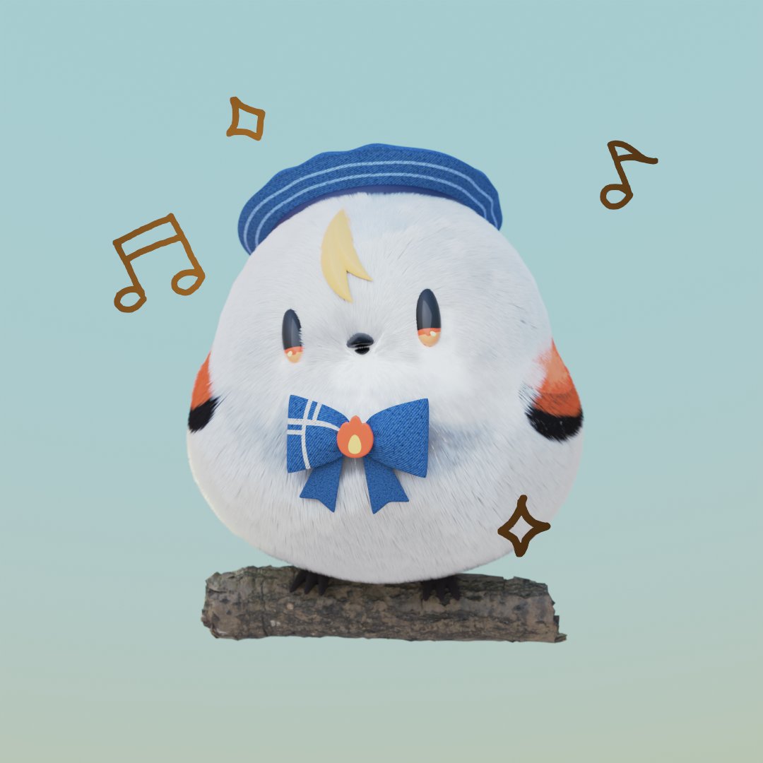 Pke1029S's tweet photo. Love the new Elfriend design. They are so adorable! 

#しらぬえ #エルフレンド #hololive #b3d https://t.co/QxRxrFTUrd