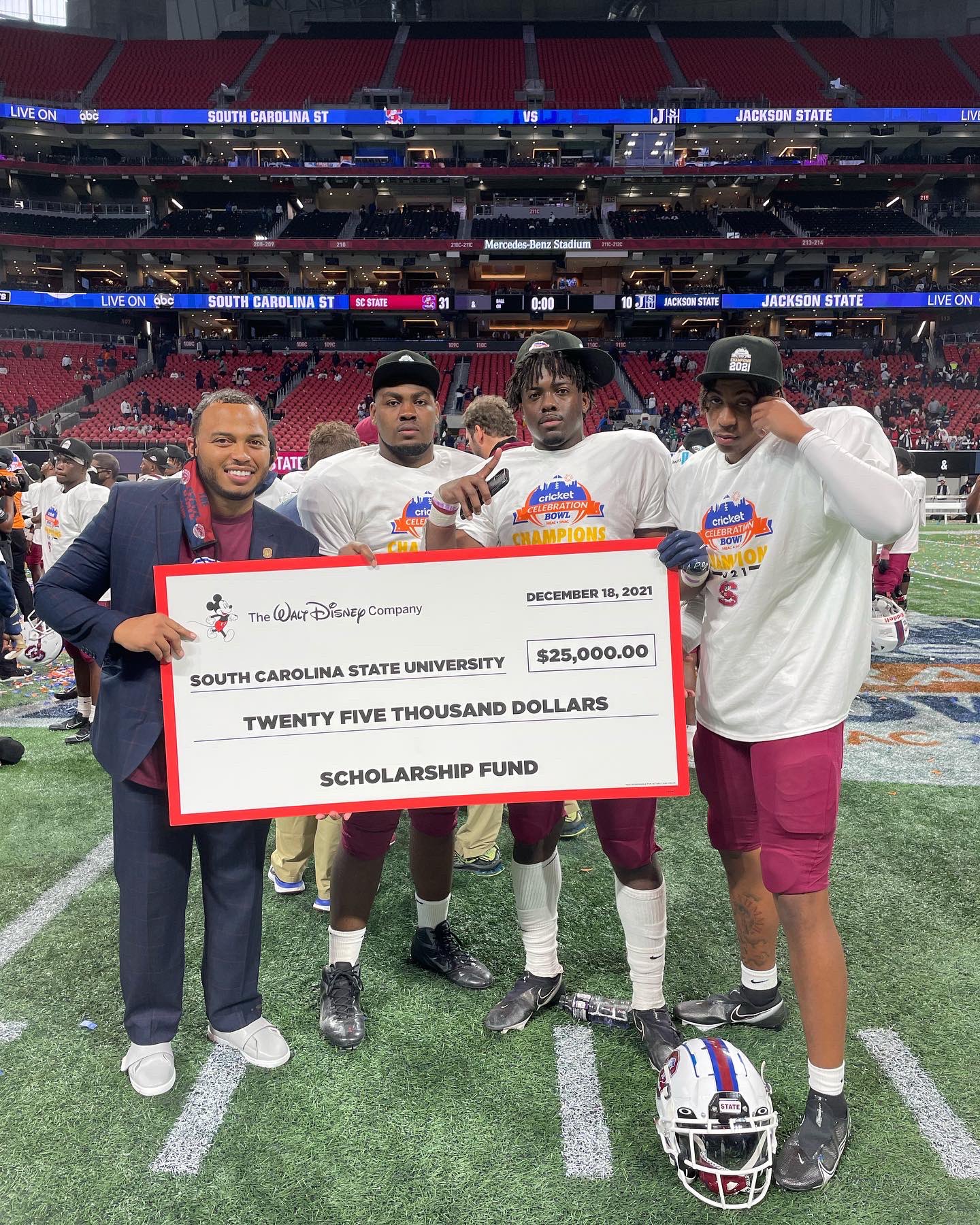 The Celebration Bowl kicks off with South Carolina State vs Jackson