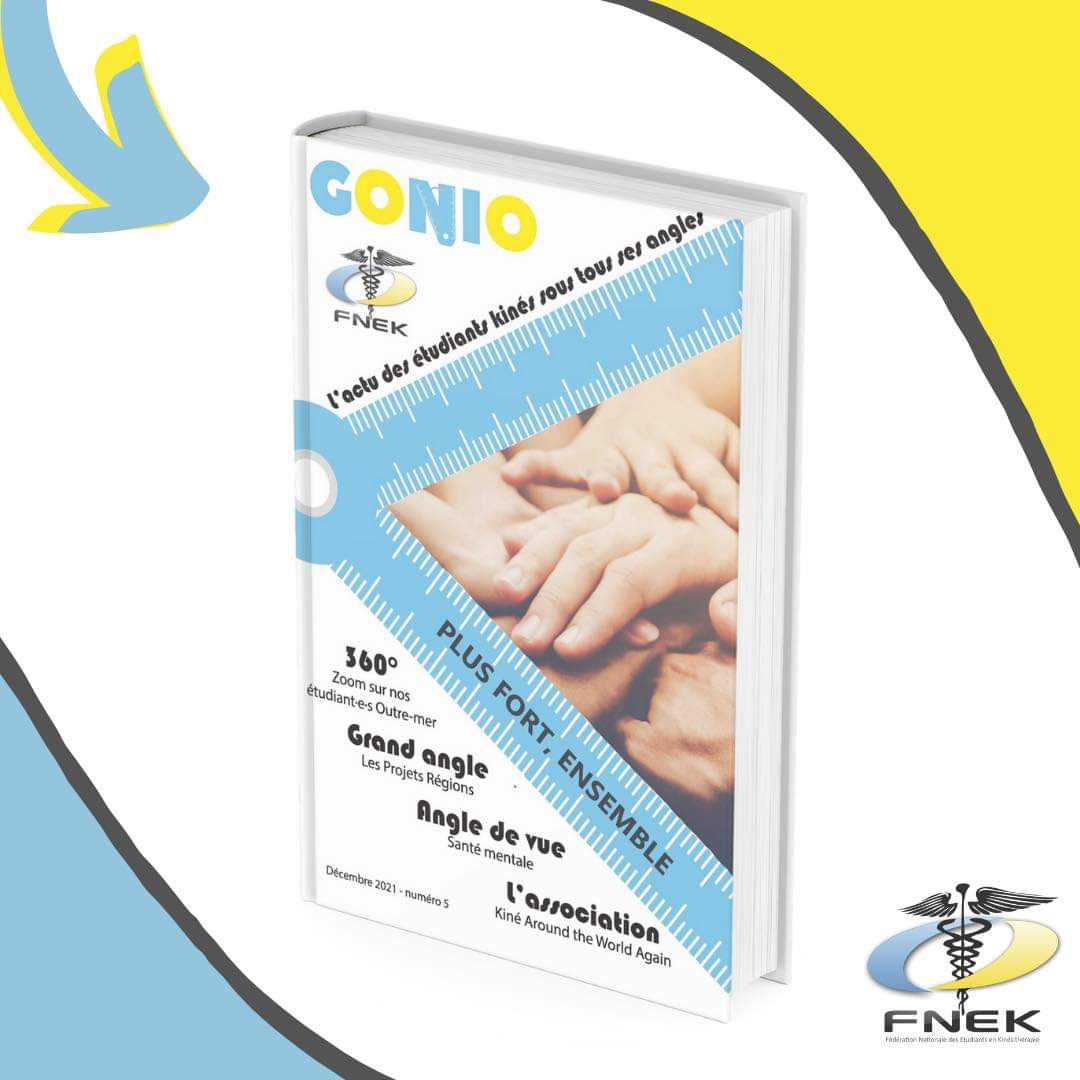 La_FNEK's tweet photo. 🔵 #GONIO5 | #ActusFNEK 🟡

En quelques pages, le #GONIO vous propose un aperçu de l'actualité de la FNEK

L'occasion de revenir sur cette première partie de mandat et de se pencher d'ores et déjà sur la seconde 🔜

https://t.co/xQ5EvPOiqn

#TeamKiné #ÉtudiantsKinés https://t.co/hGsxHcxjoI