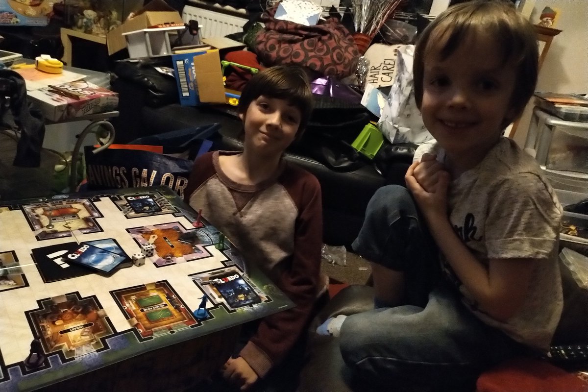 We've had a lovely family day today <3 Treated to dinner and sweets by Joshua's grandma and grandad after not being able to see them since covid first hit.
And finished the evening off with some family board games for me and the boys <3 

#familytime #fun #workyourbrain