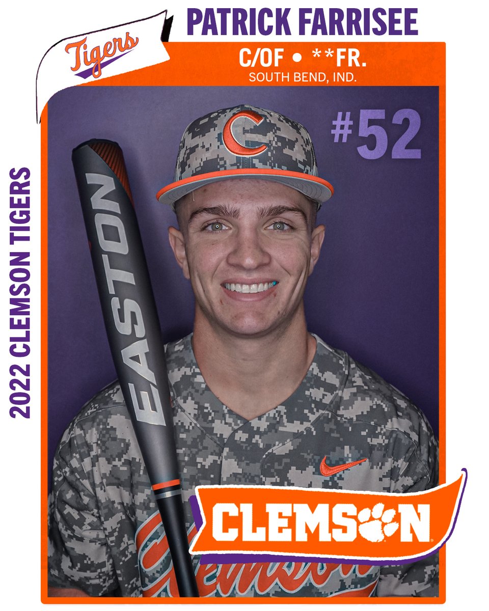 ClemsonBaseball's tweet photo. 5️⃣2️⃣ 𝘿𝙖𝙮𝙨 𝙐𝙣𝙩𝙞𝙡 𝙊𝙥𝙚𝙣𝙞𝙣𝙜 𝘿𝙖𝙮!

#𝐌𝐞𝐞𝐭𝐓𝐡𝐞𝟐𝟎𝟐𝟐𝐓𝐢𝐠𝐞𝐫𝐬

@pfarrisee 🐅

#𝐏𝐢𝐜𝐤𝐇𝐢𝐬𝐓𝐫𝐮𝐞𝐅𝐮𝐧𝐅𝐚𝐜𝐭 ...
1) His father directed the movie, "Rudy"
2) Played club soccer at Clemson
3) Avid wakesurfer https://t.co/mLrAe812UK
