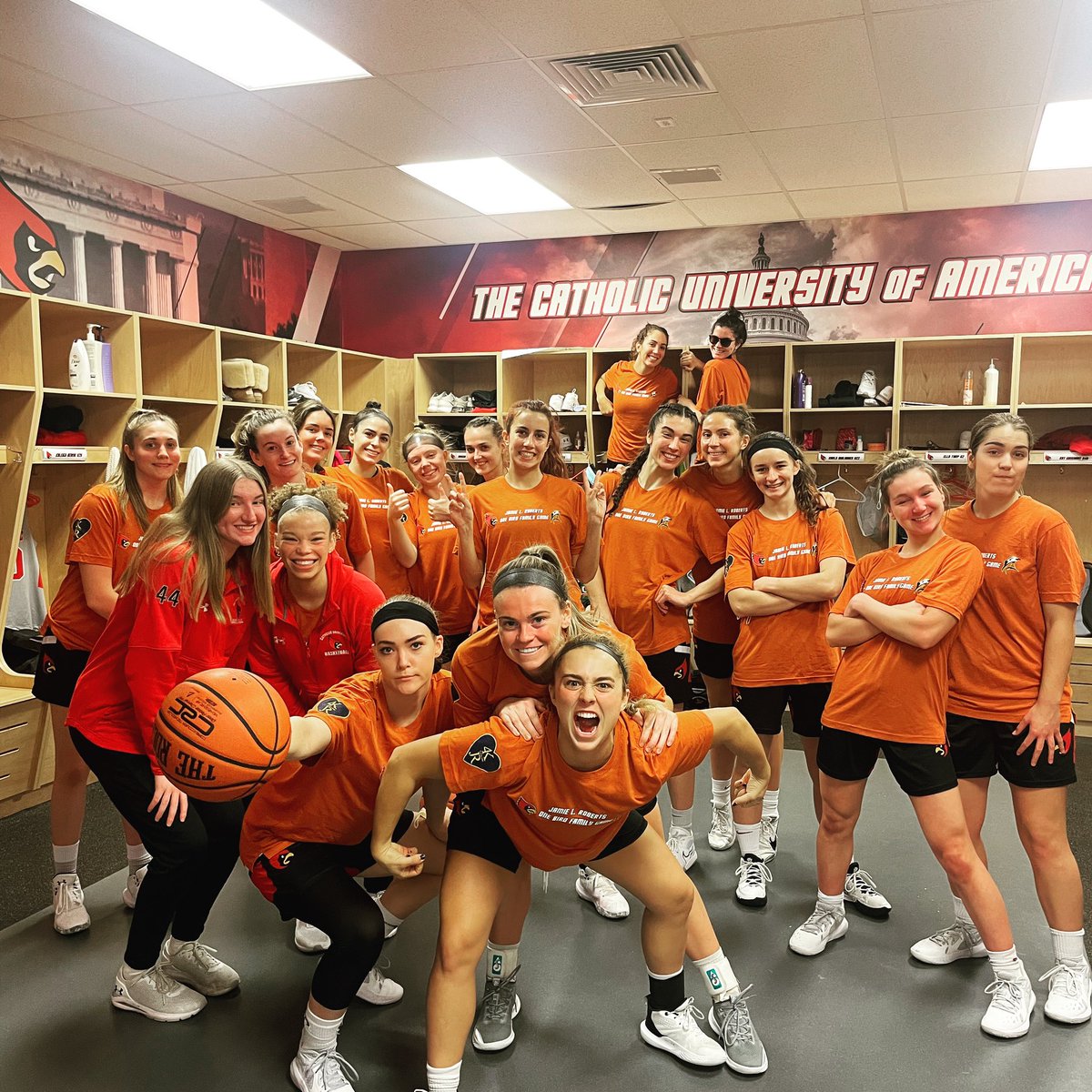 CatholicU_WBB's tweet photo. Pregame Post #11: Today is the start of the Jamie L. Roberts Holiday Classic against William Smith College. Game starts at 4pm. Check us out online! #letskickit #fbmb https://t.co/fIPuM3ItaO