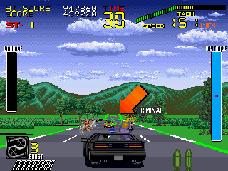 RareGames099's tweet photo. Special Criminal Investigation, also known as Chase HQ II: Special Criminal Investigation is a 1989 vehicular combat racing game published by Taito for the #Arcade and later got ported to the #PCEngine, #SegaMaster and other more. https://t.co/mFcaJtu6uw