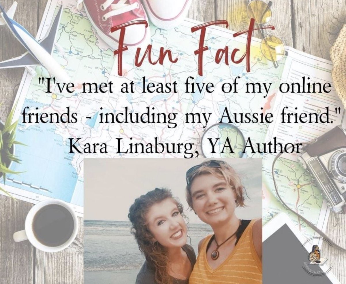 *Fun Fact* Kara Linaburg said, 'I've met at least five of my online friends - including my Aussie friend.' Online friends are awesome! Shoutout to all of the friends online and by our side! Happy Holidays! Follow Kara Linaburg and say hey! #BooksThatMatter #yaauthor