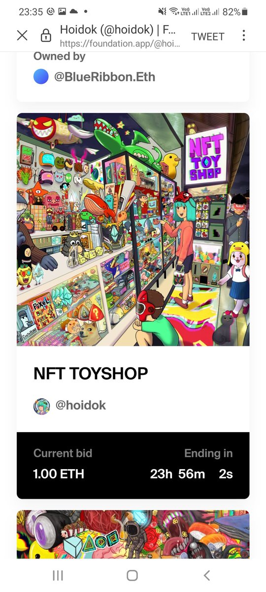Omg ..
NFT TOYSHOP 
AN ACTION HAS BEGUN
My godddddd 
Thank you for support <a href="/jaggedsoft/">jagged</a> 
😭😭😭
