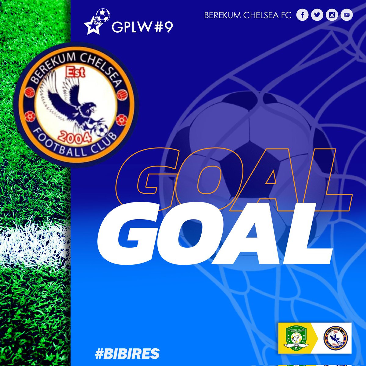 BerekumChelseaF's tweet photo. π67 Aduana 1:0 B. Chelsea
GOOAAAALLL...
#aduanachelsea
#bonoderby https://t.co/Ahyv3A5IUQ