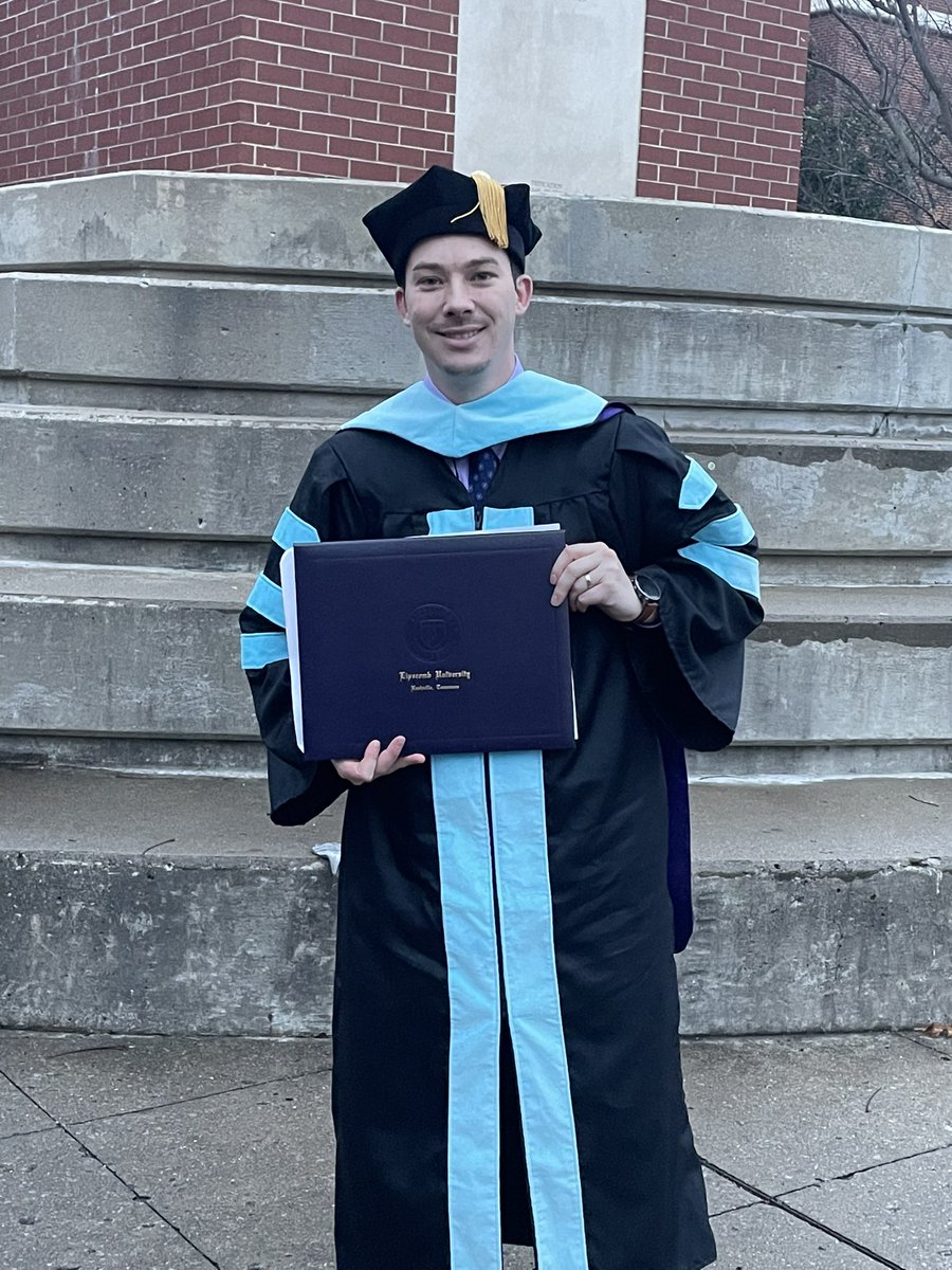 JerimySmith_6's tweet photo. The doctoral process has been completed, but I have been prepared for the journey ahead. Thank you for all the individuals who poured their time, knowledge, and effort into me. @lipscomb @LipscombCofEd #finishEdD #DoctorSmith https://t.co/3wv9Zt9zPn
