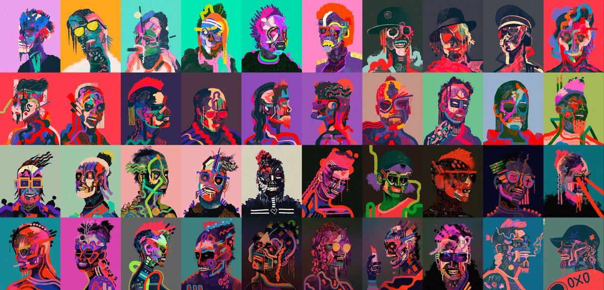 marubu_xyz's tweet photo. Class of '21 🖤✊🔥💀

#fancyfatalities #nftcollectors #nftart #makersplace https://t.co/S0Hwo3kxrx
