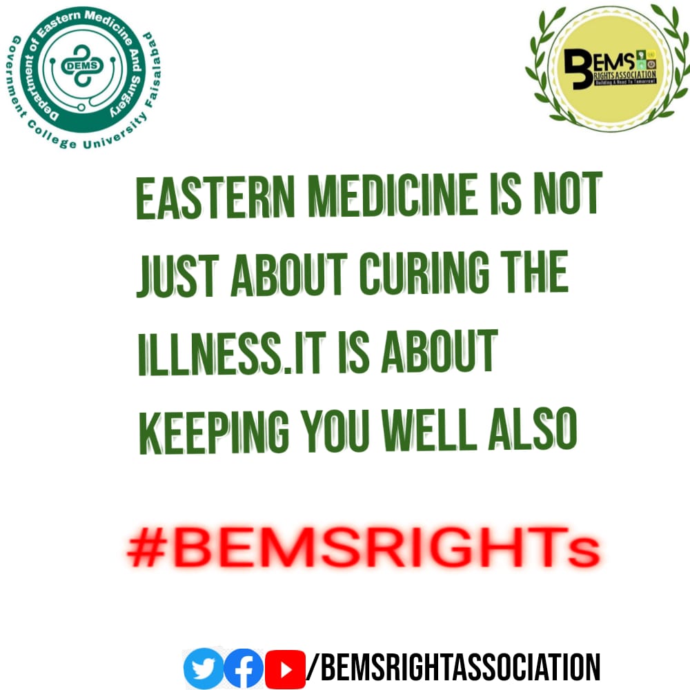 Ayesha37997958's tweet photo. Skillful Eastern Medicine physicians are Required to Cure Paitents With Natural Medicines 
#BEMSRIGHTs
@nhsrcofficial
@hecpkofficial
@PHC_Punjab https://t.co/pOKz1zl972