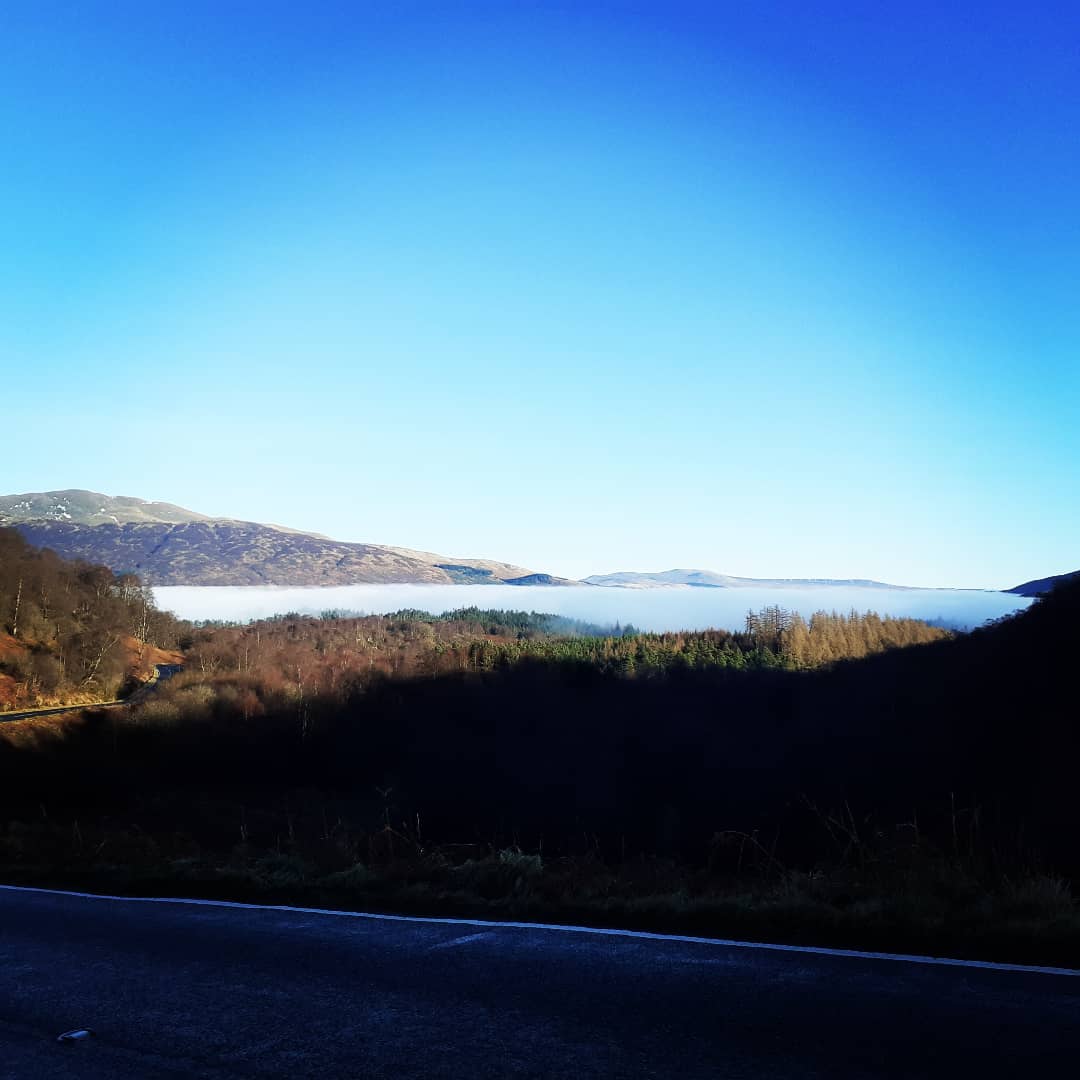Kevin_MacNeil's tweet photo. Always a brrrracing ride when you cycle in a temperature inversion. Most of my #restrap #solsticecentury was cloaked in cold damp mist but it was great to take a break from brutal work schedule to do a new challenge. #bikelife #amcycling #ridelots #cyclelife #cyclingscotland https://t.co/fb9njGQAhU