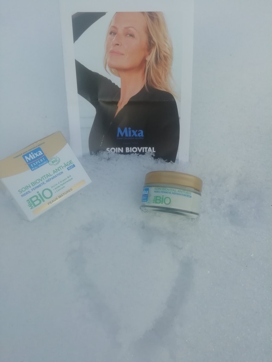MartineRichard's tweet photo. Reçu à testé crème de nuit #MixaBiovital #ExpertPeauSensible https://t.co/crOFl1j7qD