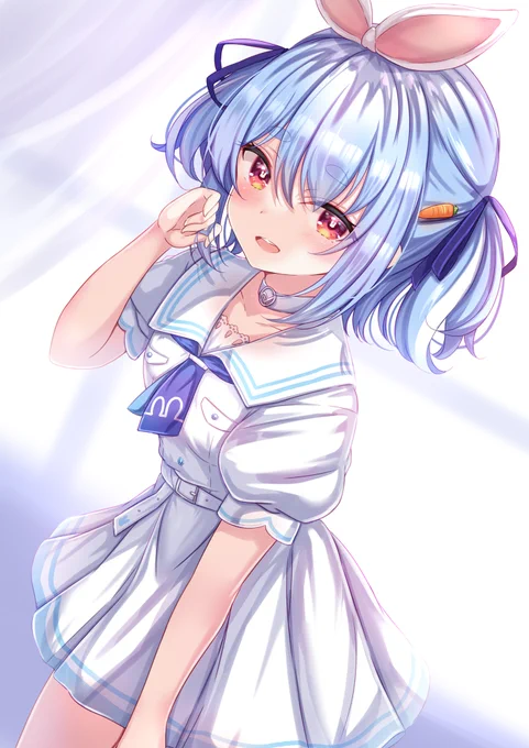 新衣装ショートぺこちゃん👯‍♀️‍️
#ぺこらーと 
#兎田ぺこら新衣装 