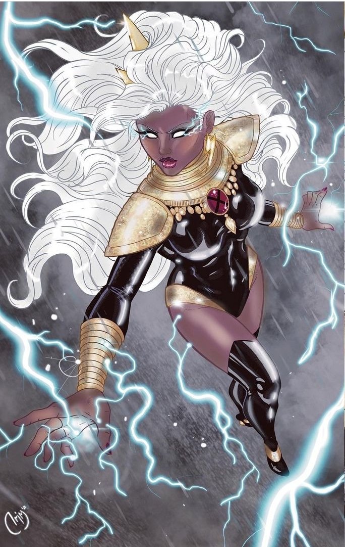 TalkStorm's tweet image. These four amazing pieces of Storm fanart wound up in my hard drive, but I don't know who the artists are.

Do you? I'd love to give them credit this #StormSunday