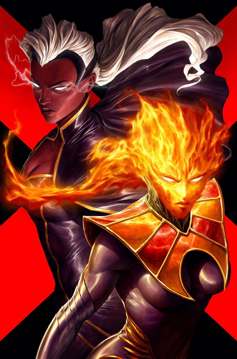 TalkStorm's tweet image. These four amazing pieces of Storm fanart wound up in my hard drive, but I don't know who the artists are.

Do you? I'd love to give them credit this #StormSunday