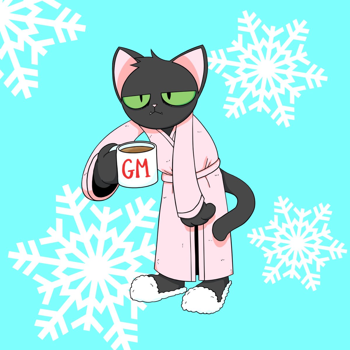 PurrnelopesCC's tweet photo. GM all and Happy Sunday! Today’s #Christmas Advent Calendar #nftgiveaway will require two simple tasks. Simply RT this tweet and reply back GM to be entered into the giveaway today! https://t.co/9kyeW9SDkS