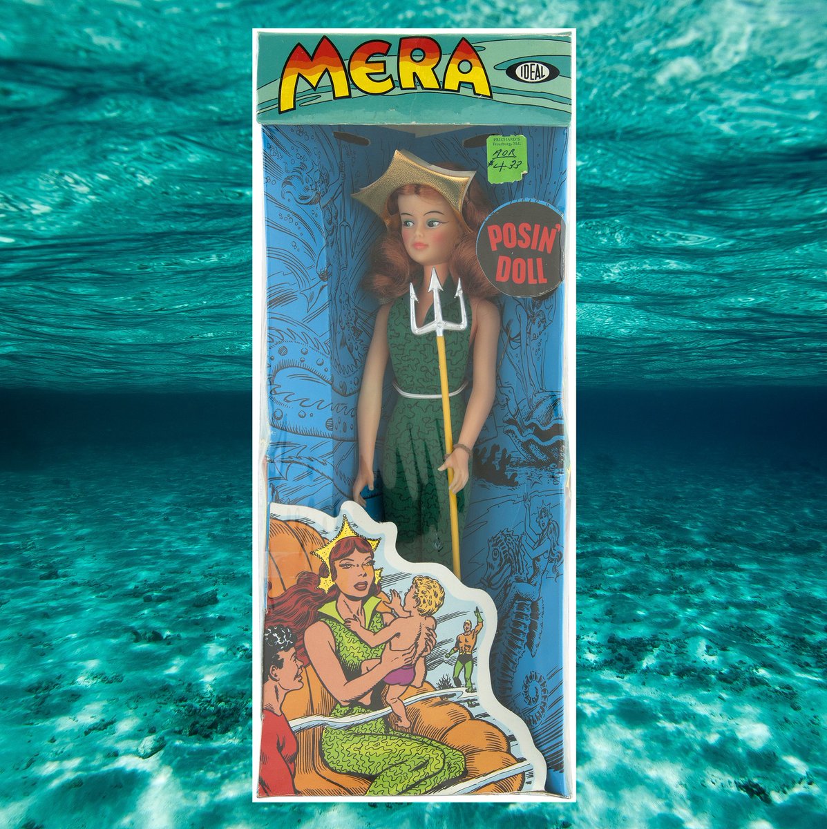 HakesAuctions's tweet photo. SOLD FOR $9,517! #Mera, Queen of Atlantis lived up to her name recently at @HakesAuctions, where this 1967 #SuperQueens #doll crashed like a wave over our high estimate! Contact us today to sell yours! ๐๐๐
#Ideal #DCComics #Aquaman #actionfigures #dolls #60sToys #AquamanFans https://t.co/kzIU1VMbzy