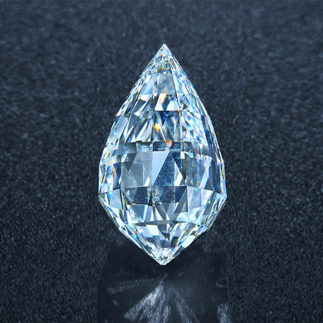 GIAnews's tweet photo. This 50.05 carat briolette diamond was graded D-Flawless with Excellent polish and symmetry by GIA. GIA scientists also classified it as type IIa, which means it is the most chemically pure type of diamond. Courtesy: Christie's https://t.co/j4j2t5u6tt