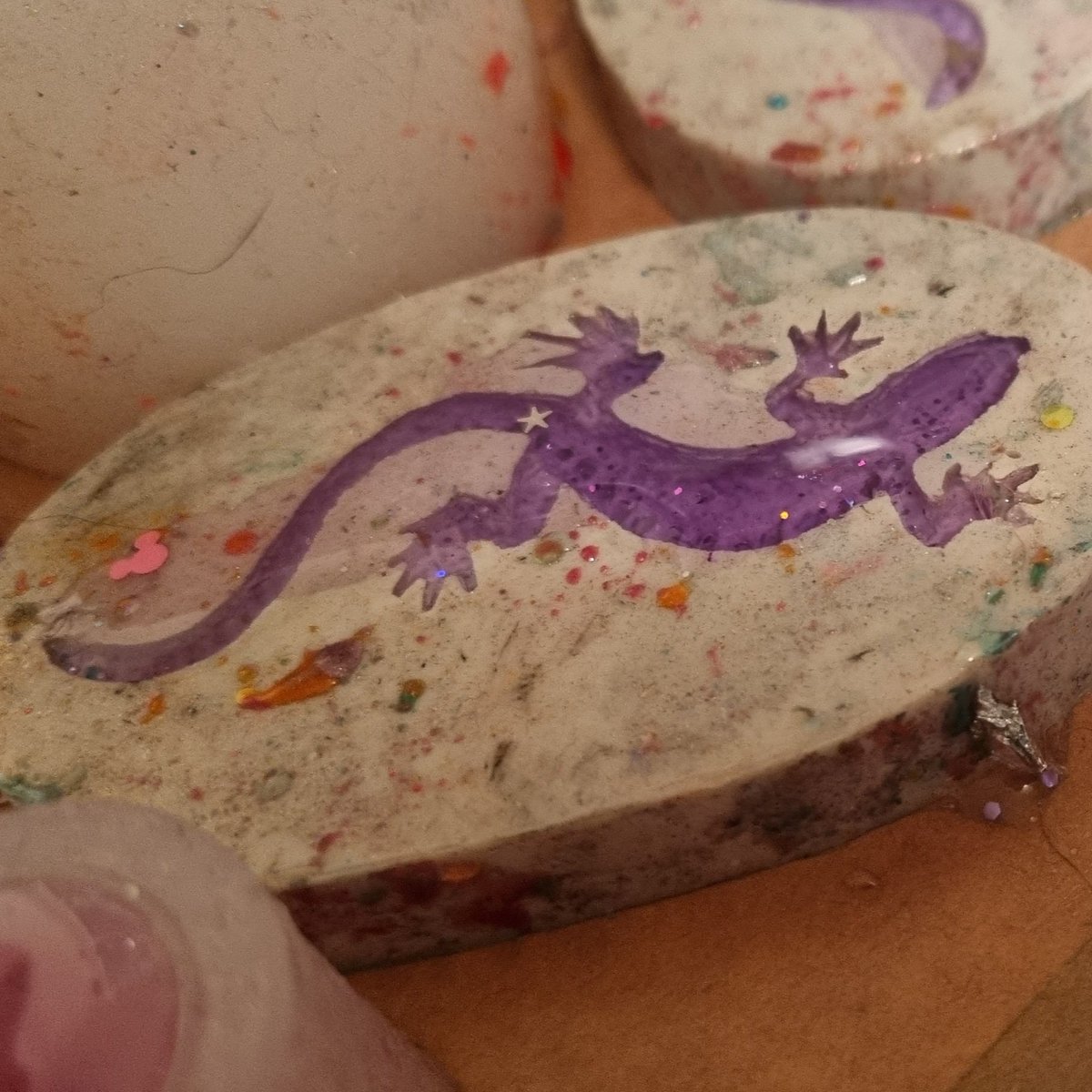 GothYork's tweet photo. Who says a Goth can't love glitter!
Some of today's work in progress 🖤 https://t.co/zTRJGc2SWj
